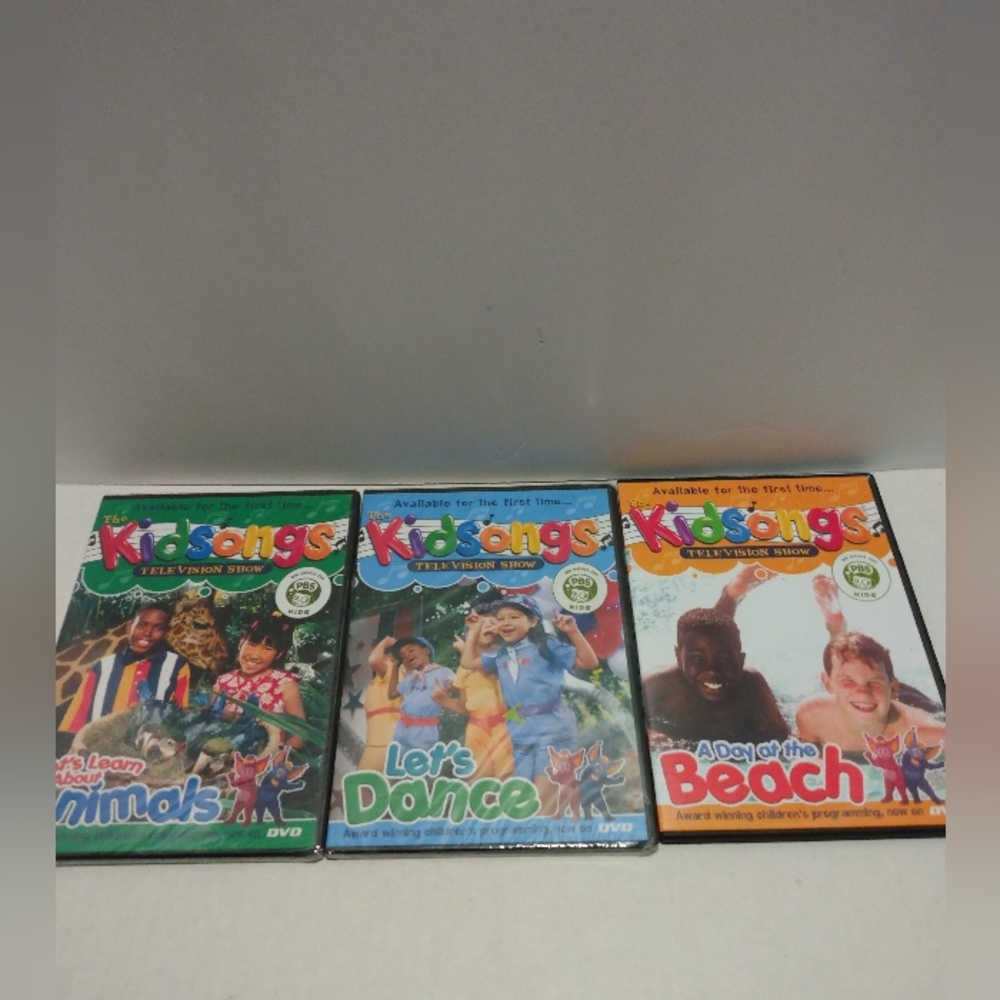 💛💙PBS Kid's Songs television show DVDs. (3)💙💛